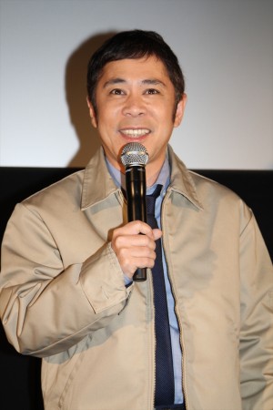 岡村隆史、映画『LIFE！』日本語吹替版の完成披露試写会にて　