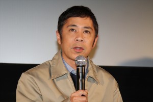 岡村隆史、映画『LIFE！』日本語吹替版の完成披露試写会にて　