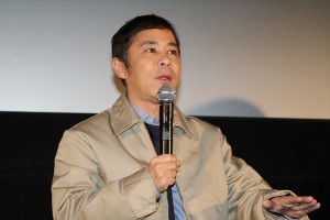 岡村隆史、映画『LIFE！』日本語吹替版の完成披露試写会にて　