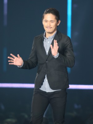 「東京ガールズコレクション2014春夏」ランウェイに登場した、宮城大樹