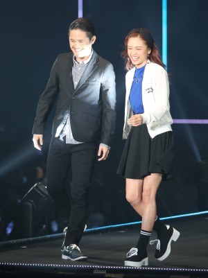 「東京ガールズコレクション2014春夏」ランウェイに登場した、宮城大樹＆宮城舞