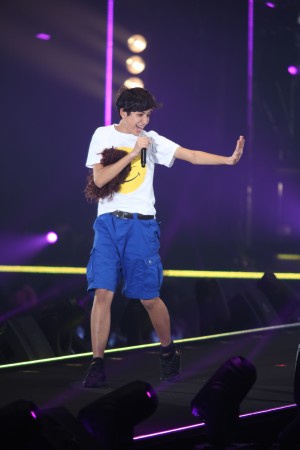 「東京ガールズコレクション2014春夏」ランウェイに登場した、けみお