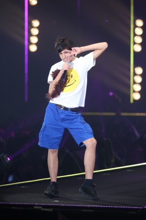 「東京ガールズコレクション2014春夏」ランウェイに登場した、けみお