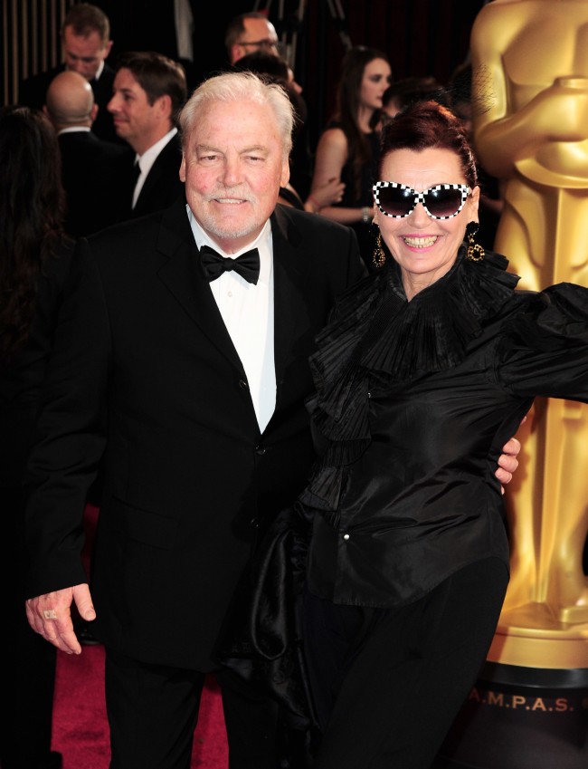 第86回アカデミー賞、The 86th Annual Academy Awards、20140302、ステイシー・キーチ  Stacy Keach、Malgosia Tomassi