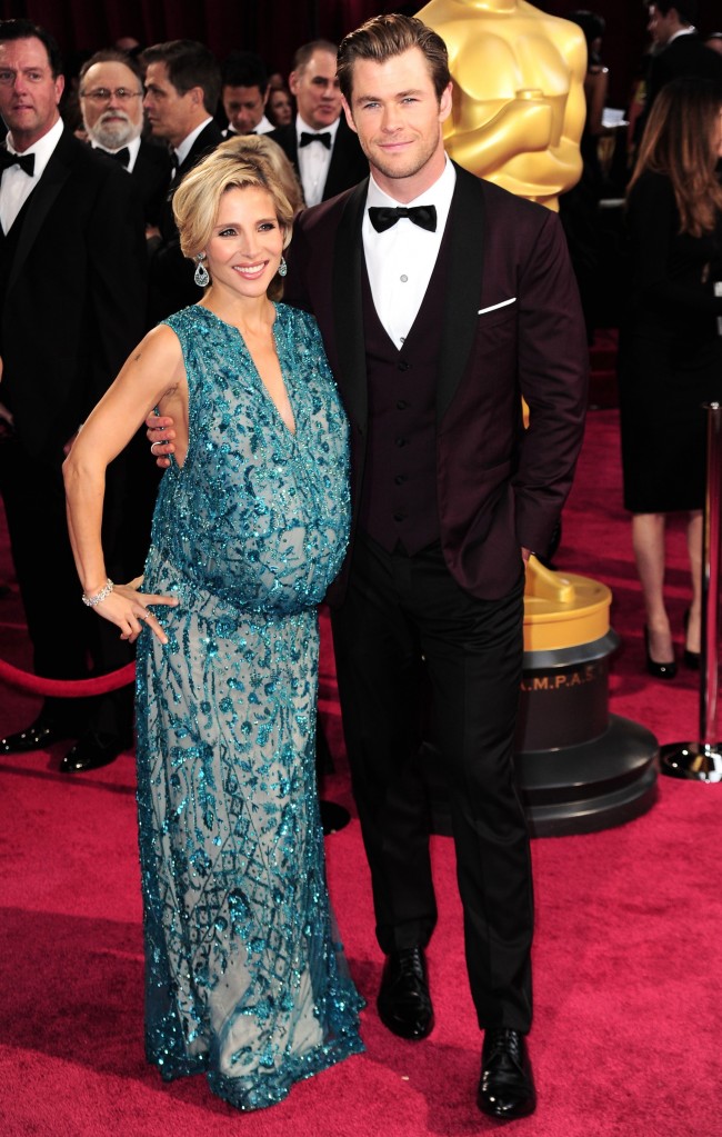 第86回アカデミー賞、The 86th Annual Academy Awards、20140302、Elsa Pataky、Chris Hemsworth、エルサ・パタキ