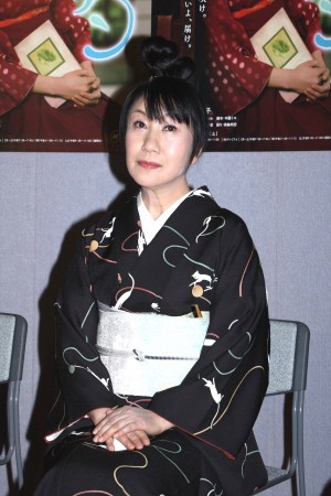 室井滋、NHK連続テレビ小説『花子とアン』第1週完成試写会にて