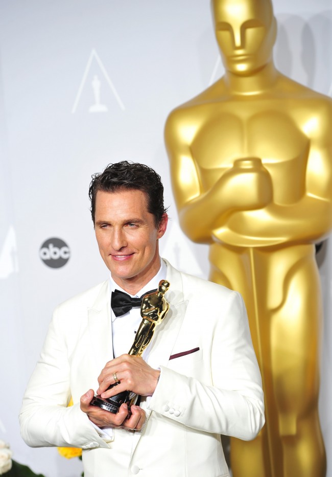 第86回アカデミー賞、The 86th Annual Academy Awards、20140302、マシュー・マコノヒー  Matthew McConaughey