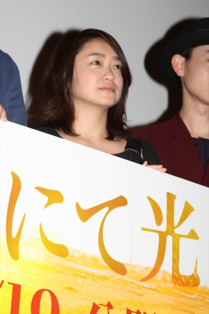 池脇千鶴、『そこのみにて光輝く』舞台挨拶にて　