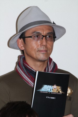 桐本琢也、『聖闘士星矢　LEGEND of SANCTUARY』キャスト発表会見にて　