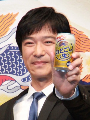 堺雅人、キリン のどごし＜生＞新CM発表会にて