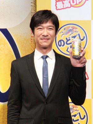 堺雅人、キリン のどごし＜生＞新CM発表会にて