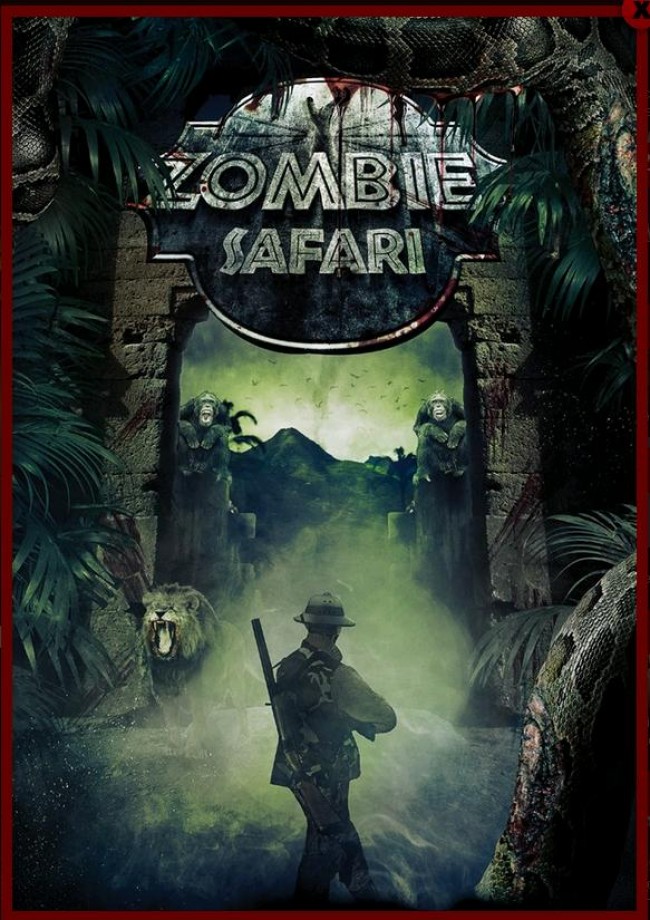 ゾンビのサファリパークを題材にしたホラー映画『Zombie Safari（原題）』はこんなイメージだそう（※Bloody Disgustingサイトのスクリーンショット）