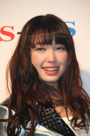 中島早貴、TBS春の改編説明会＆2014BS‐TBSキャンペーンアイドル記者発表会にて