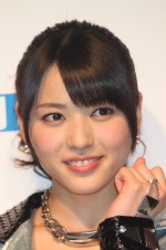 矢島舞美、TBS春の改編説明会＆2014BS‐TBSキャンペーンアイドル記者発表会にて