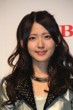 鈴木愛理、TBS春の改編説明会＆2014BS‐TBSキャンペーンアイドル記者発表会にて