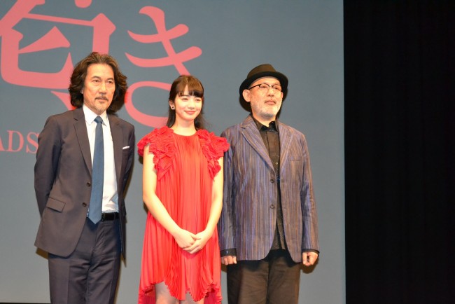 『渇き。』舞台挨拶に登壇した役所広司、小松菜奈、中島哲也監督