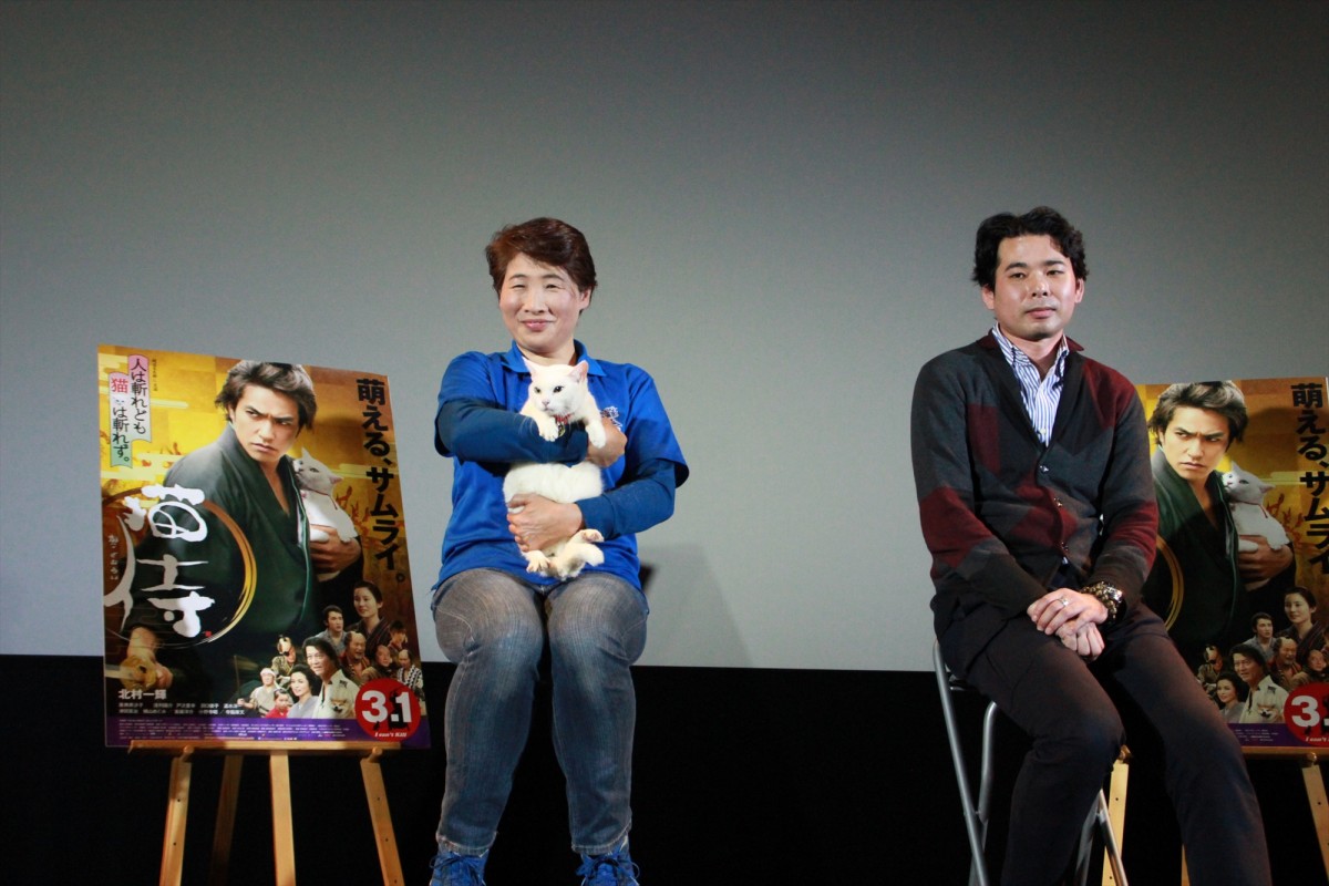 『猫侍』出演猫、実は3匹！「みんな逃走経験あり」トレーナー告白