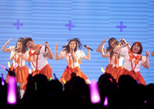 モーニング娘 ’14と森三中・大島美幸、黒沢かずこの新ユニット・モリ娘。が初ライブを開催