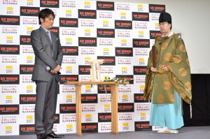 海外ドラマ『レイ・ドノヴァン ザ・フィクサー』放送開始記念イベントに登場した、坂上忍