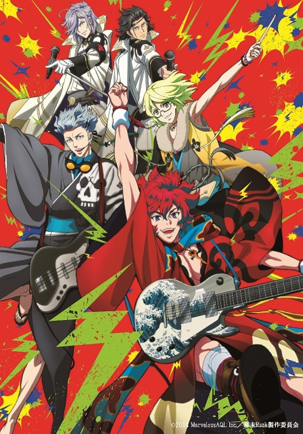 人気ゲームソフト『幕末Rock』が待望のTVアニメ化！ 7月放送決定