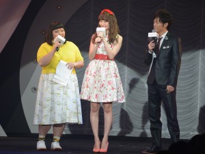 渡辺直美、小嶋陽菜、陣内智則、雑誌『sweet』15周年記念イベント