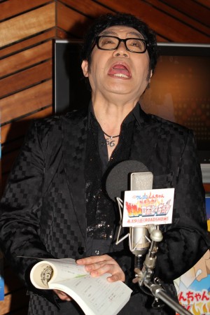 前作に続き2年連続での声優参加となった頑馬博士役のコロッケ