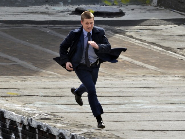 Ben McKenzie、Gotham shooting on location in Manhattan　03／17／2014