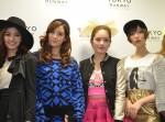 『東京ランウェイ2014春夏』＜アジアンステージ＞に出演したMIW（タイ）・ジュヨン（AFTERSCOOL）・筧美和子・光宗薫