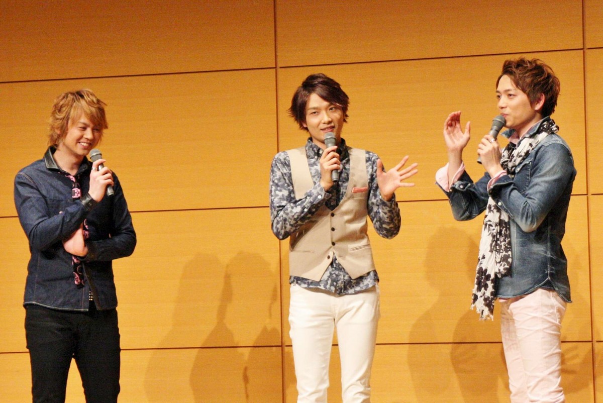 浦井健治、井上芳雄、山崎育三郎、DVD『StarS First Tour ‐ Live at TOKYU THEATER Orb ‐』発売記念トークショーに登場!