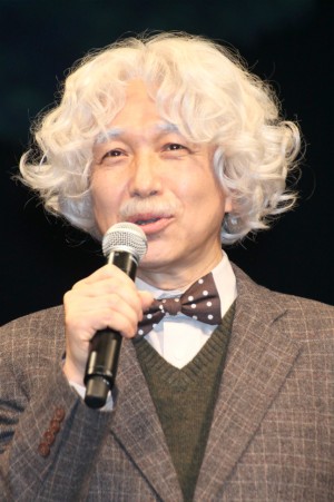 『悪夢ちゃん The 夢ovie』完成披露舞台挨拶に登場した、小日向文世