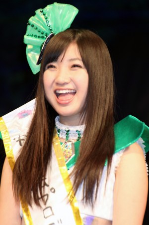 『悪夢ちゃん The 夢ovie』完成披露舞台挨拶に登場した、有安杏果（ももいろクローバーZ）