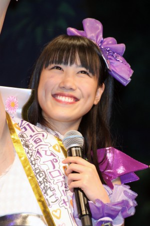 『悪夢ちゃん The 夢ovie』完成披露舞台挨拶に登場した、高城れに（ももいろクローバーZ）