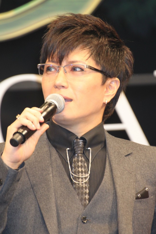 『悪夢ちゃん　The夢ovie』完成披露試写　GACKT