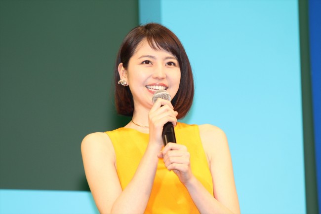 長澤まさみ、『WOOD JOB！（ウッジョブ）～神去なあなあ日常～』完成披露試写会にて