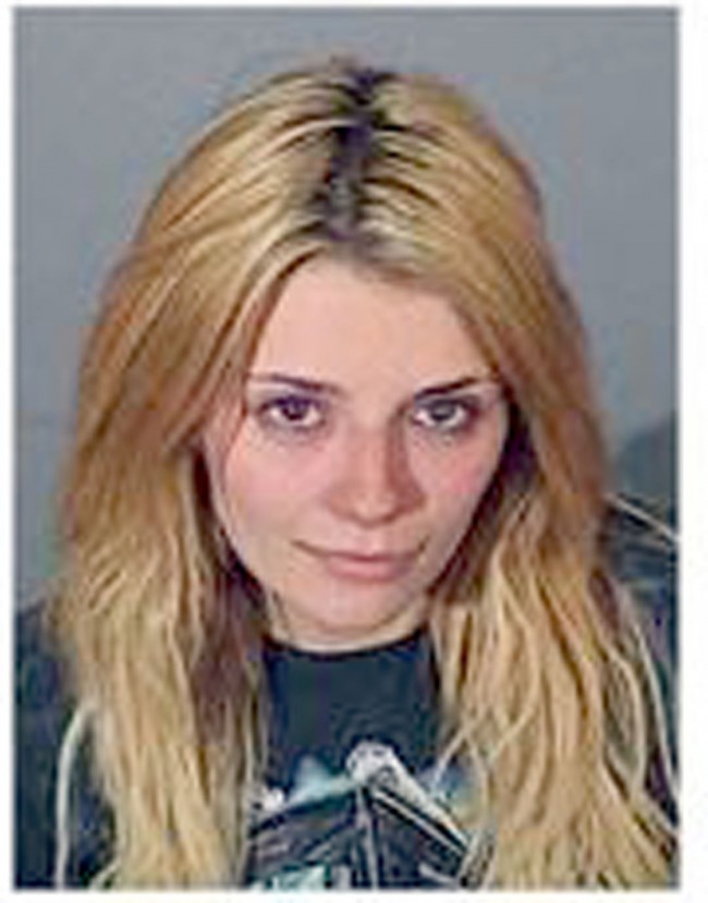 ミーシャ・バートン  Mischa Barton、マグショット