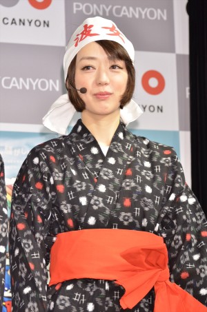 『上島ジェーンビヨンド』制作発表記者会に出席した結城リナ