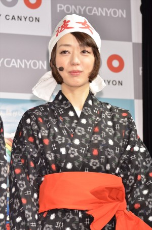 『上島ジェーンビヨンド』制作発表記者会に出席した結城リナ