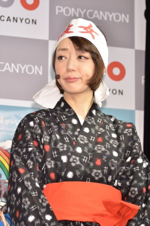 『上島ジェーンビヨンド』制作発表記者会に出席した結城リナ