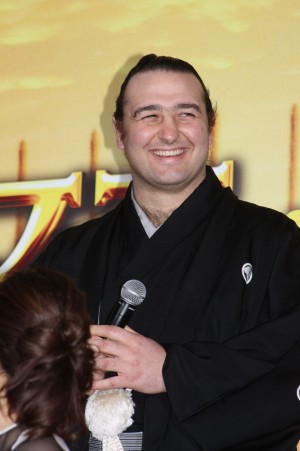 『テルマエ・ロマエII』完成披露イベントに出席した琴欧洲