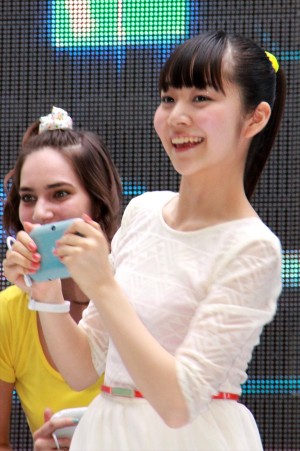 PS Vita『初音ミク -Project DIVA- F 2nd』“Dance with PS Vita”お披露目発表会＆TVCM撮影の様子