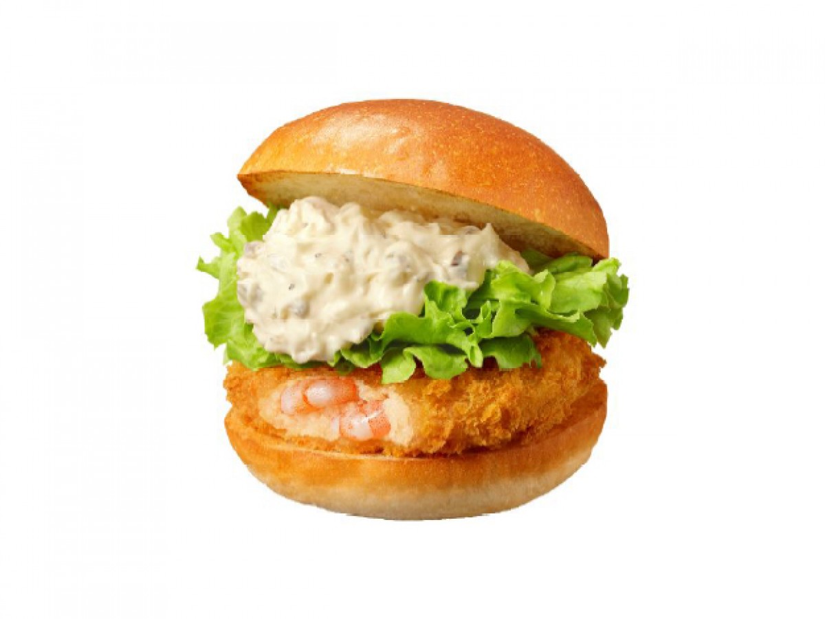 ロッテリアの『エビバーガー』がバージョンアップ
