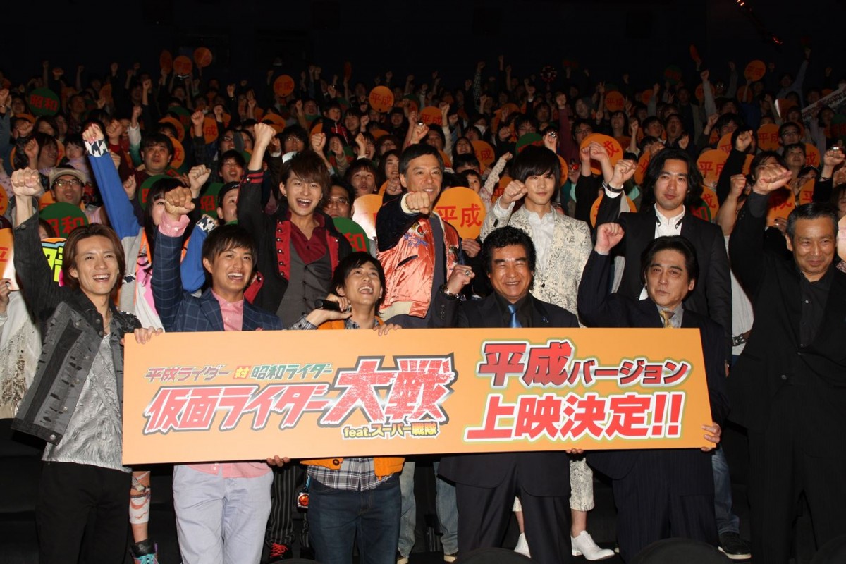 平成ライダーVS昭和ライダー対決に決着！わずか760票差で平成ライダーの勝利！