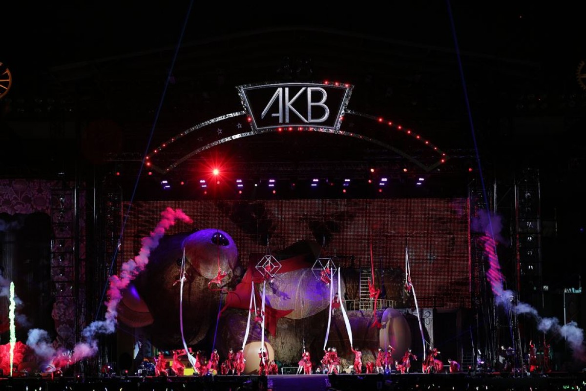 AKB48初・国立競技場ライブに7万人　大島優子「暴れるぞー！」