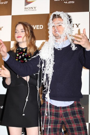 『アメイジング・スパイダーマン2』来日記者会見の様子