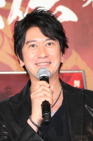 『MOON SAGA 義経秘伝第二章』製作発表会に登場した、川崎麻世