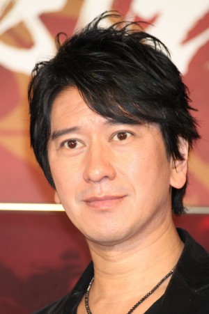 『MOON SAGA 義経秘伝第二章』製作発表会に登場した、川崎麻世