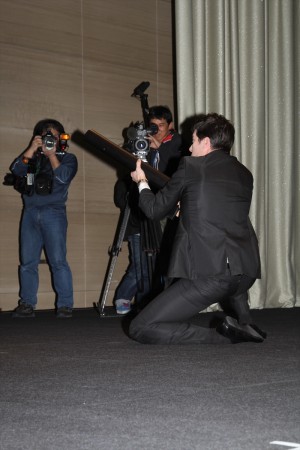 『名探偵コナン 異次元の狙撃手（スナイパー）』完成披露舞台挨拶　パトリック・ハーラン（パックンマックン）