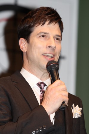 『名探偵コナン 異次元の狙撃手（スナイパー）』完成披露舞台挨拶　パトリック・ハーラン（パックンマックン）