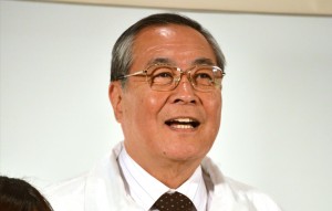 小野武彦、『東京ガードセンター』の制作発表会見にて　