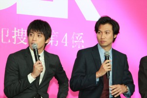 小栗旬、青木崇高、『BORDER』制作発表記者会見にて